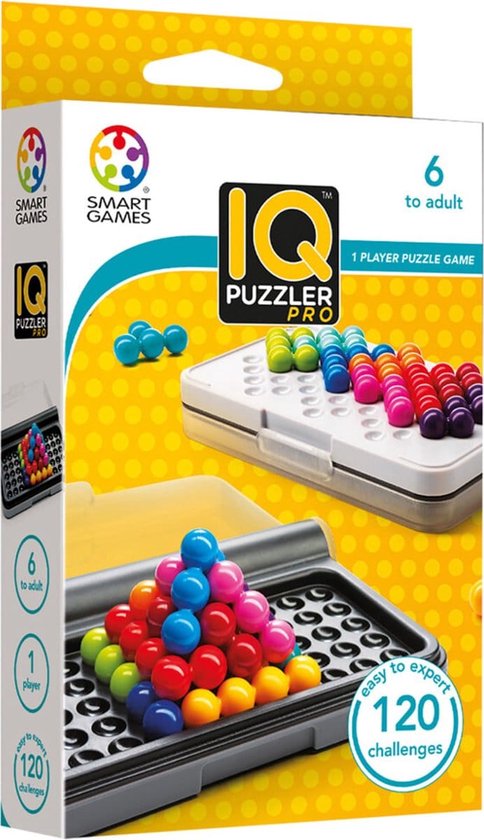 SmartGames IQ Puzzler Pro - 120 opdrachten - Denkspel

SmartGames IQ Puzzler Pro 120 Challenges - Brain Teaser