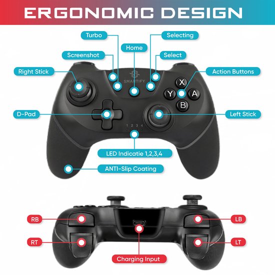 Ultimate Wireless Controller for Nintendo Switch - Enhance Your Gaming Experience