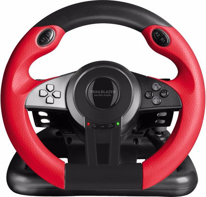 "Speedlink TRAILBLAZER Racestuur en Pedalen - Compatibel met PS3, PS4, Xbox, Nintendo Switch en PC - Zwart"

"Speedlink TRAILBLAZER Racing Wheel and Pedals - Compatible with PS3, PS4, Xbox, Nintendo Switch, and PC - Black"