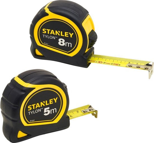 "STANLEY STHT0-74260 Tylon Rolbandmaat - Set van 2 - 5m en 8m"

"STANLEY STHT0-74260 Tylon Tape Measure - Set of 2 - 5m and 8m"