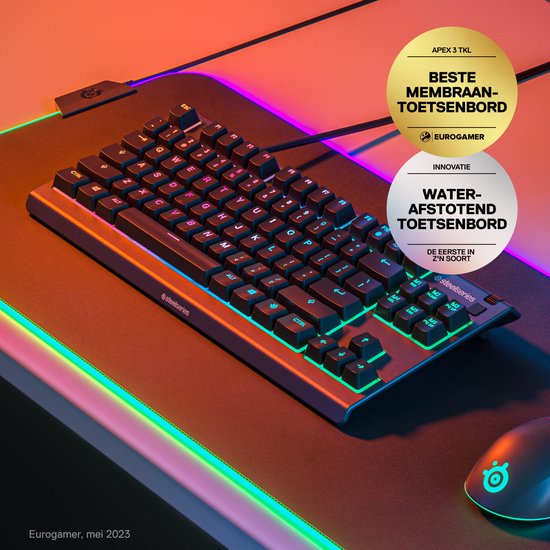 SteelSeries Apex 3 TKL Gaming Keyboard - US Qwerty

SteelSeries Apex 3 TKL Gaming Keyboard