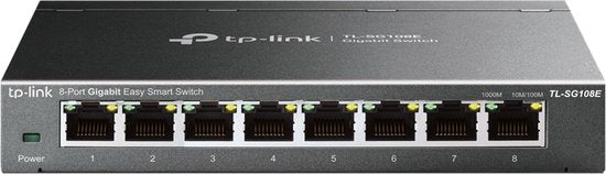 "TP-Link TL-SG108E - Smart Managed Network Switch - 8 Ports"

Productnaam in het Engels: "TP-Link TL-SG108E"