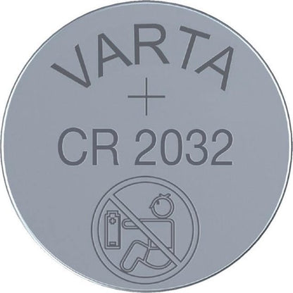 "Set van 5 Varta CR2032 batterijen" 
"Varta CR2032 - 5 pieces"