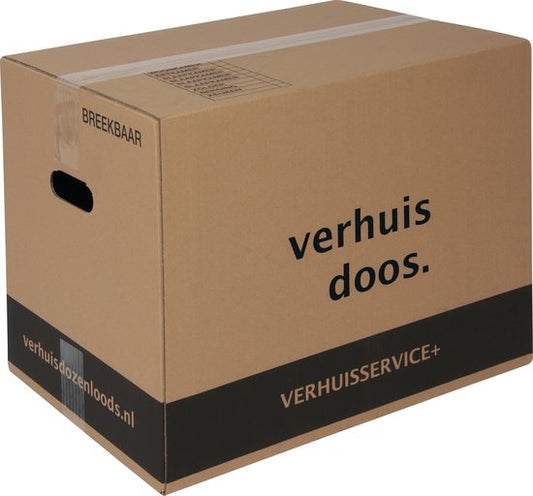 Heavy-Duty Moving Boxes - 20 Pack - 60L Capacity - Double-Wall Cardboard - Supports Up to 50kg