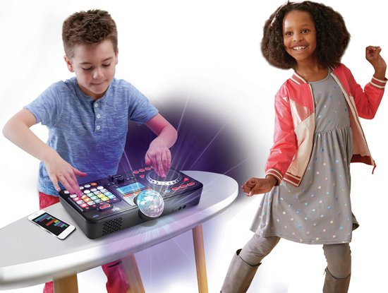 VTech Kidi DJ Mix - DJ Set for Kids - Music Player - DJ Mixing Console - DJ Mixer Kids - Educational Toy - Saint Gift - Children's Toy 6+ Years