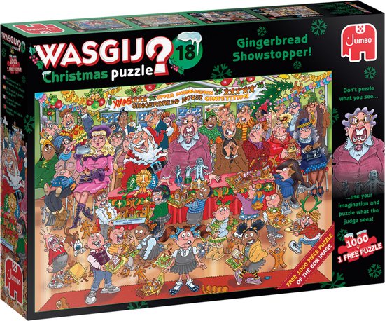 Christmas Wasgij Gingerbread Baking Contest 2x 1000 pieces - Jigsaw Puzzle

Christmas Wasgij Gingerbread Baking Contest