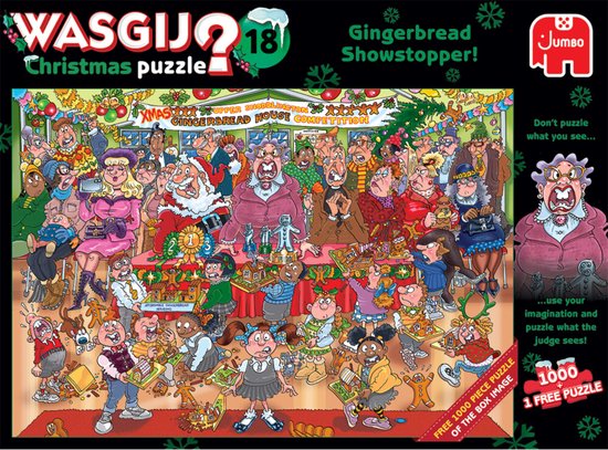 Christmas Mystery Puzzle Bake-Off - 2x 1000 Pieces - Wasgij Jigsaw