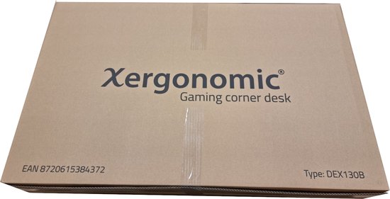 Xergonomic Gaming Corner Desk - Computer Table - Gaming Desk - 130cm x 130cm x 96.5 cm - Black

Xergonomic Gaming Corner Desk
