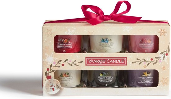 Yankee Candle - Enchanting Snow Globe Wonderland Votive Gift Set (6-Pack)