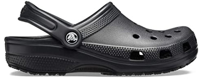 Crocs Unisex-Adult Classic Clogs (Best Sellers), Black, 10 Men/12 Women