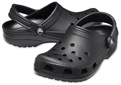 Crocs Unisex-Adult Classic Clogs (Best Sellers), Black, 10 Men/12 Women