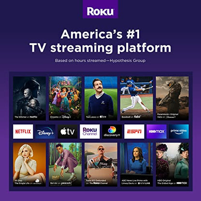 Roku Express 4K+ | Streaming Player HD/4K/HDR with Roku Voice Remote with TV Controls, Includes Premium HDMI Cable